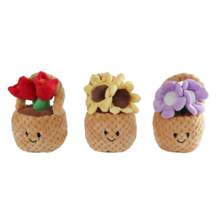 Take Me Home Blomsterkorg i plysch (154940) i gruppen LEKSAKER, BARN- & BABYPRODUKTER / Babyleksaker / Gosedjur hos TP E-commerce Nordic AB (D29670)