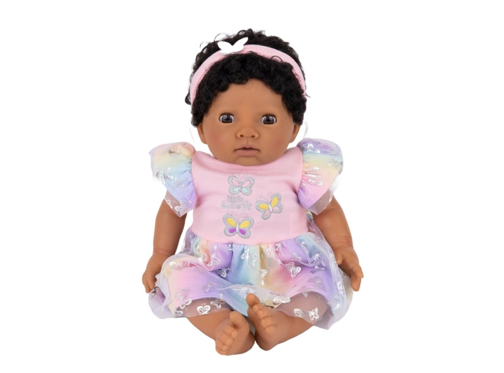 Tiny Treasure Etnisk Docka Fjäril Regnbågsfärgad Klänning - (30633) i gruppen LEKSAKER, BARN- & BABYPRODUKTER / Leksaker / Dockor & Tillbehör hos TP E-commerce Nordic AB (D29676)