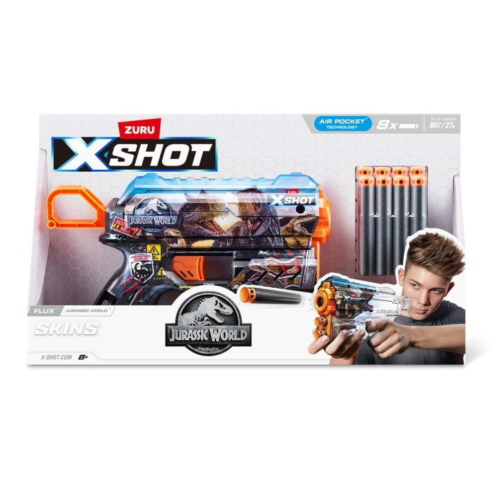 X-Shot Skins- Flux Jurassic (8 dartpilar) (36755-S001) i gruppen LEKSAKER, BARN- & BABYPRODUKTER / Leksaker / Actionlek hos TP E-commerce Nordic AB (D29677)