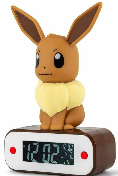 Pokémon Eevee ljus väckarklocka (52800POKE8) i gruppen HEM, HUSHÅLL & TRÄDGÅRD / Väggklockor & Räkneverk / Väckarklockor hos TP E-commerce Nordic AB (D29692)