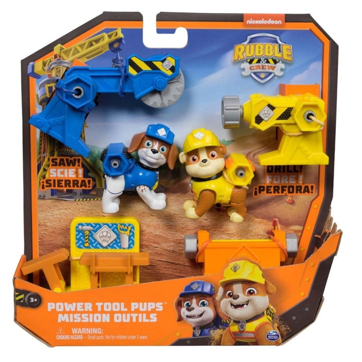 Rubble & Crew Power Tool Pups 2-pack - (6071661) i gruppen LEKSAKER, BARN- & BABYPRODUKTER / Leksaker / Figurer, Miniatyrer & tillbehör hos TP E-commerce Nordic AB (D29706)