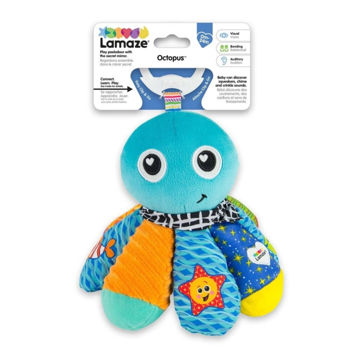 Lamaze Clip & Go Salty Sam The Octopus - (941-27514) i gruppen LEKSAKER, BARN- & BABYPRODUKTER / Babyleksaker / Gosedjur hos TP E-commerce Nordic AB (D29709)