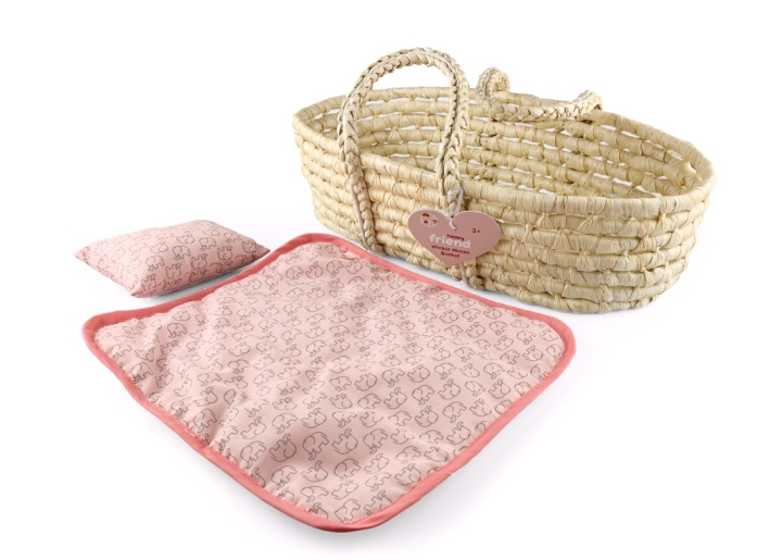 Happy Friend Wicker Moses Basket (504318) i gruppen LEKSAKER, BARN- & BABYPRODUKTER / Leksaker / Övriga leksaker hos TP E-commerce Nordic AB (D29717)