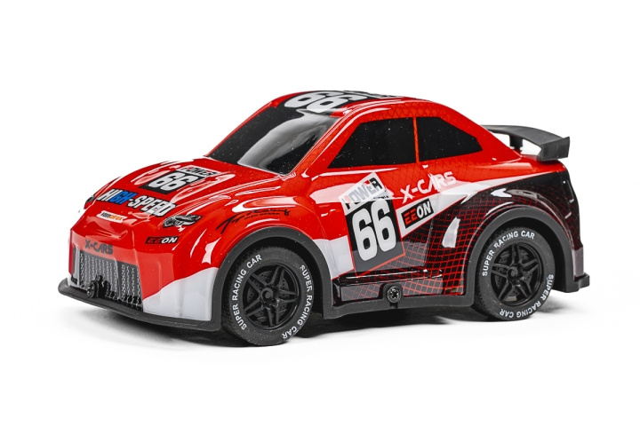 TEC-TOY Mini Rally R/C 1:24 2,4GHz m/ljus, röd (471275) i gruppen LEKSAKER, BARN- & BABYPRODUKTER / Radiostyrt / Radiostyrda bilar hos TP E-commerce Nordic AB (D29724)