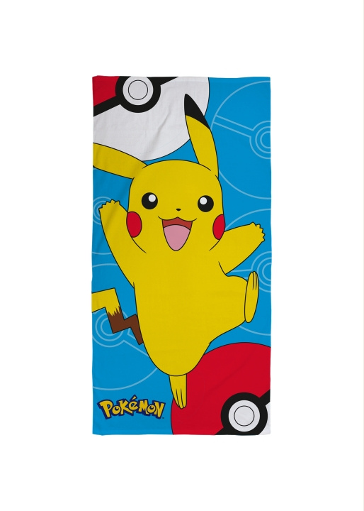 Pokémon handduk 70x140 cm i gruppen HEM, HUSHÅLL & TRÄDGÅRD / Badrum / Handdukar hos TP E-commerce Nordic AB (D29731)