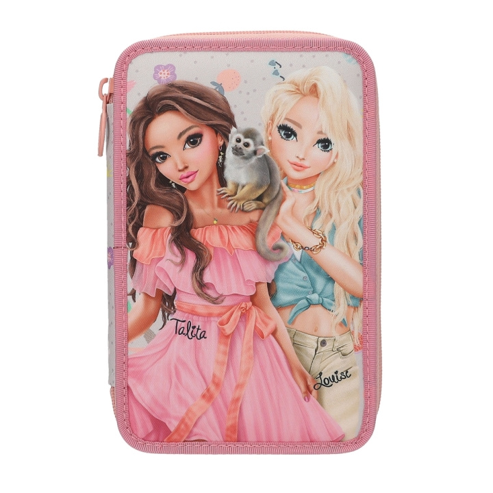 TOPModel Trippel pennfodral JUICY - aprikos, rosa, gul (413324) i gruppen LEKSAKER, BARN- & BABYPRODUKTER / Leksaker / Pennfodral hos TP E-commerce Nordic AB (D29734)
