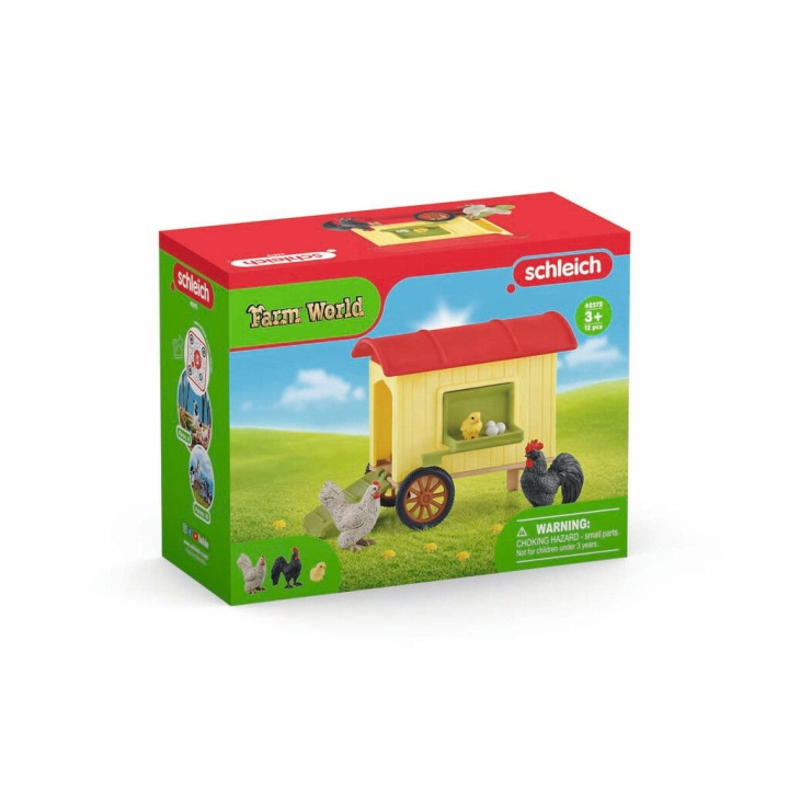 Schleich Farm World - Mobile Chicken Coop (42572) i gruppen LEKSAKER, BARN- & BABYPRODUKTER / Leksaker / Lekset hos TP E-commerce Nordic AB (D29748)