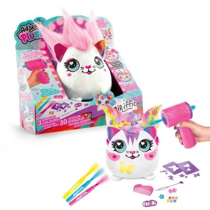 Airbrush Plush Hair\'iffic 17cm Squish Pal - Precious (1040112) i gruppen LEKSAKER, BARN- & BABYPRODUKTER / Babyleksaker / Gosedjur hos TP E-commerce Nordic AB (D29753)