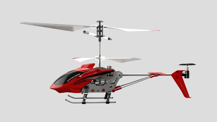Syma R/C S107H Helikopter 2,4GHz 23 cm Röd - (50402) i gruppen LEKSAKER, BARN- & BABYPRODUKTER / Radiostyrt / Övrigt radiostyrt hos TP E-commerce Nordic AB (D29770)