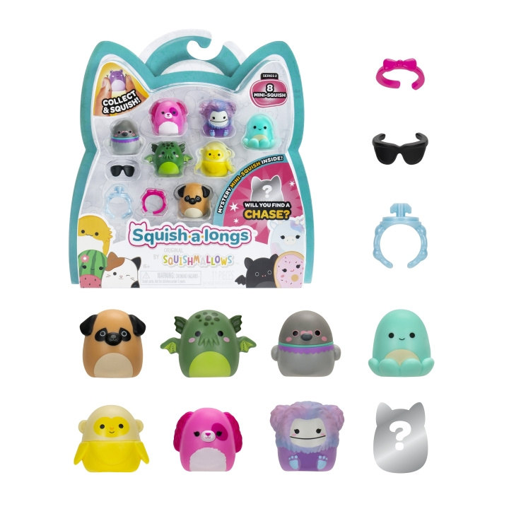 Squishalongs 2.5 cm 8 Pack S2 - Style 1 i gruppen LEKSAKER, BARN- & BABYPRODUKTER / Leksaker / Figurer, Miniatyrer & tillbehör hos TP E-commerce Nordic AB (D29771)