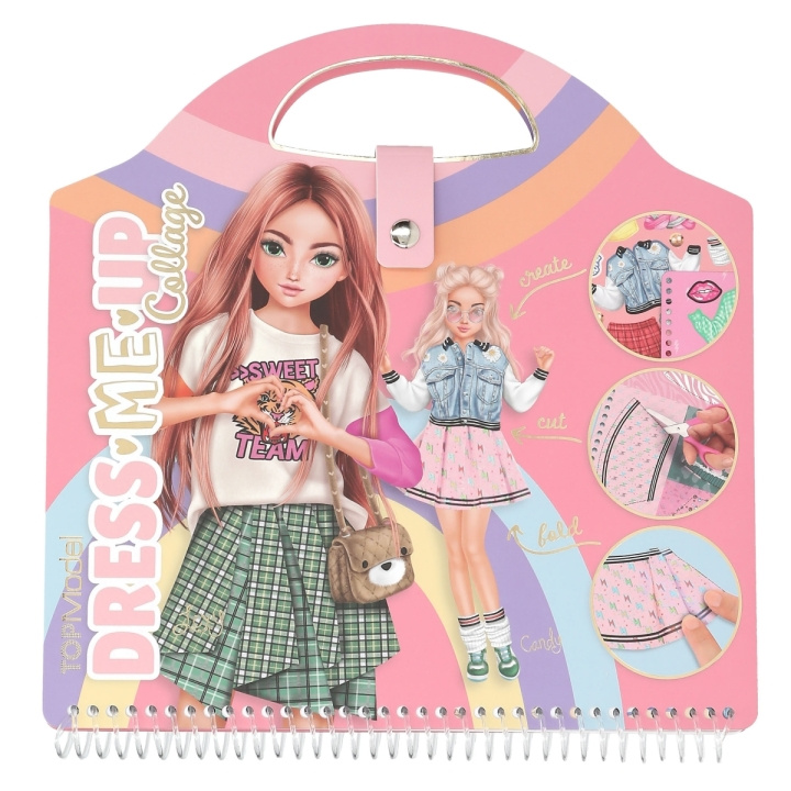 TOPModel Dress Me Up Collage-bok - (413574) i gruppen LEKSAKER, BARN- & BABYPRODUKTER / Leksaker / Pyssel hos TP E-commerce Nordic AB (D29774)