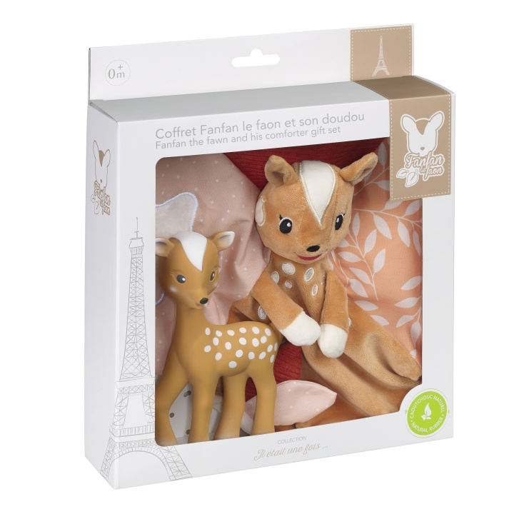 Sophie la Girafe le Faon + comforter Giftset (850808) i gruppen LEKSAKER, BARN- & BABYPRODUKTER / Babyleksaker / Gosedjur hos TP E-commerce Nordic AB (D29794)