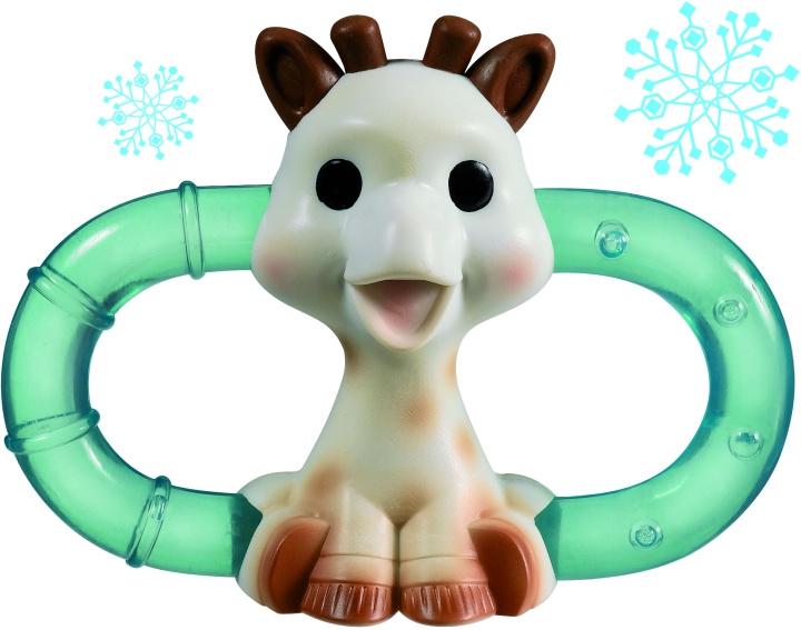 Sophie la Girafe Dubbel bitring med isbitar (010315) i gruppen LEKSAKER, BARN- & BABYPRODUKTER / Babysaker / Nappar & Bitringar hos TP E-commerce Nordic AB (D29797)