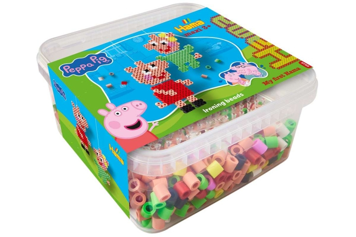 Peppa Pig Hama - Maxipärlor Peppa Pig & Lillasyster (388755) i gruppen LEKSAKER, BARN- & BABYPRODUKTER / Leksaker / Pyssel hos TP E-commerce Nordic AB (D29802)
