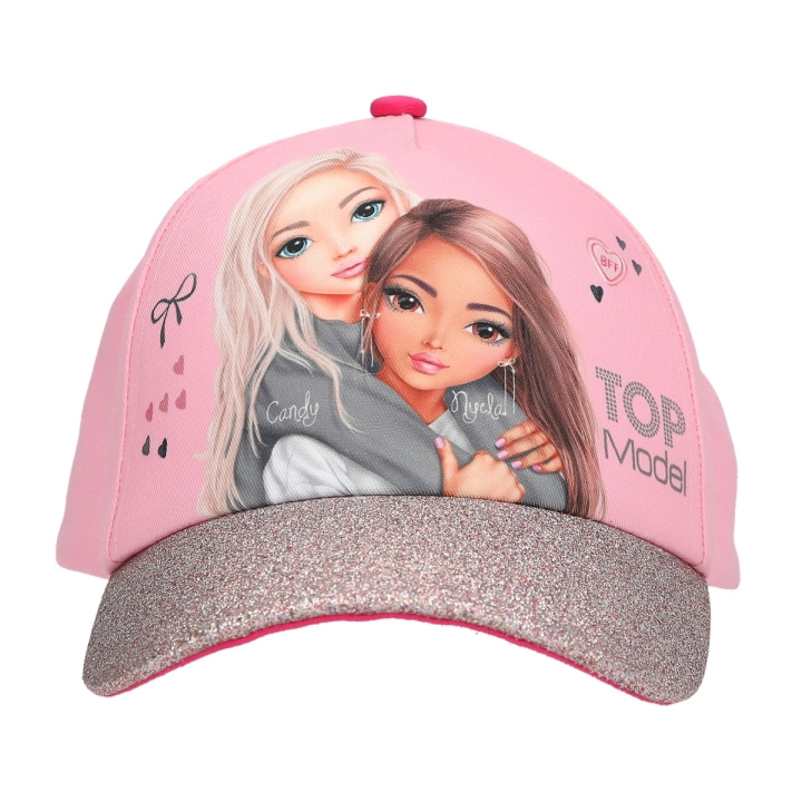 TOPModel Mössa med tryck och glitter MY BFF - Rosa (413512) i gruppen SPORT, FRITID & HOBBY / Accessoarer / Mössor & Kepsar hos TP E-commerce Nordic AB (D29813)