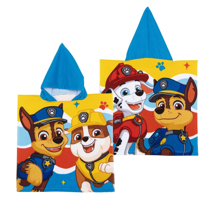 Paw Patrol poncho i mikrofiber - 50 x 100 cm (PW16855) i gruppen LEKSAKER, BARN- & BABYPRODUKTER / Babysaker / Bad hos TP E-commerce Nordic AB (D29825)