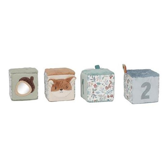 Little Dutch Set med mjuka kuber Forest Friends (LD8916) i gruppen LEKSAKER, BARN- & BABYPRODUKTER / Leksaker / Figurer, Miniatyrer & tillbehör hos TP E-commerce Nordic AB (D29833)