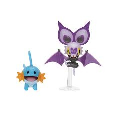 Pokémon Battle Feature-figur - Noibat och Mudkip (PKW4051) i gruppen LEKSAKER, BARN- & BABYPRODUKTER / Leksaker / Leksaksbilar & andra fordon hos TP E-commerce Nordic AB (D29834)