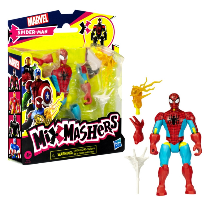 Marvel Spider-Man Mix Mashers Actionfigur (F9213) i gruppen LEKSAKER, BARN- & BABYPRODUKTER / Leksaker / Figurer, Miniatyrer & tillbehör hos TP E-commerce Nordic AB (D29836)