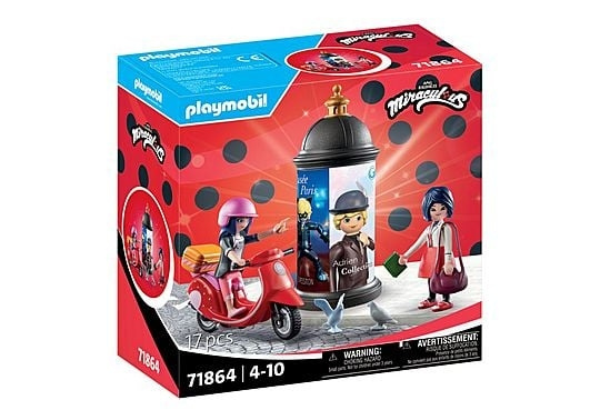 Playmobil Miraculous - Paris Scooter Ride (71864) i gruppen LEKSAKER, BARN- & BABYPRODUKTER / Leksaker / Lekset hos TP E-commerce Nordic AB (D29847)