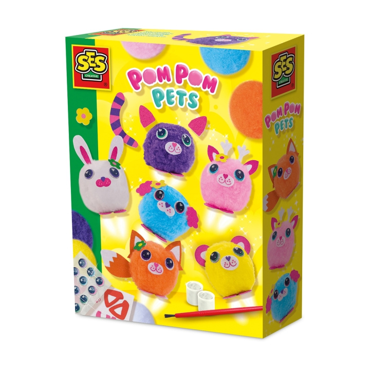 SES Creative Pom Pom Husdjur - (S14789) i gruppen LEKSAKER, BARN- & BABYPRODUKTER / Leksaker / Figurer, Miniatyrer & tillbehör hos TP E-commerce Nordic AB (D29868)