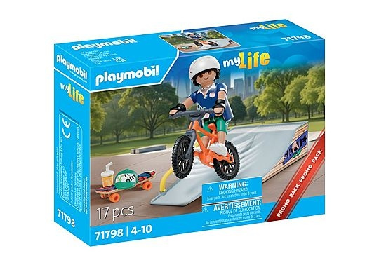 Playmobil My life: Skateboarder with Ramp (71798) i gruppen LEKSAKER, BARN- & BABYPRODUKTER / Leksaker / Lekset hos TP E-commerce Nordic AB (D29877)