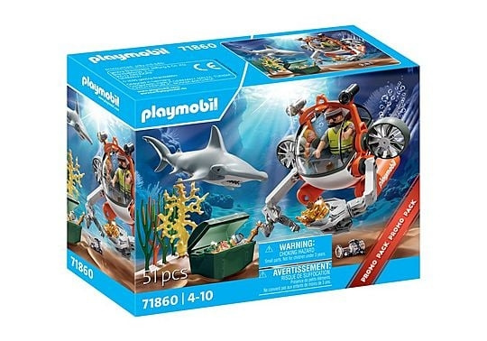Playmobil Skattjakt med ubåt (71860) i gruppen LEKSAKER, BARN- & BABYPRODUKTER / Leksaker / Lekset hos TP E-commerce Nordic AB (D29878)
