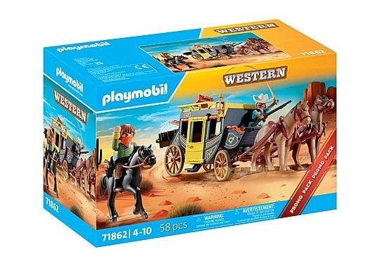 Playmobil Historia: Diligensen i vilda västern (71862)