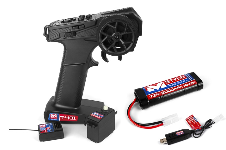 MStyle - Radioset, Servo, Battery and Charger (542409) i gruppen LEKSAKER, BARN- & BABYPRODUKTER / Radiostyrt / Övrigt radiostyrt hos TP E-commerce Nordic AB (D29895)