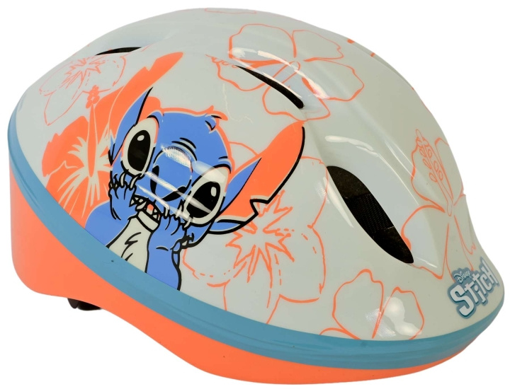 Volare Cykelhjälm 52-56 cm - Stitch (1033) i gruppen SPORT, FRITID & HOBBY / Sportutrustning / Cykeltillbehör / Hjälmar hos TP E-commerce Nordic AB (D29898)
