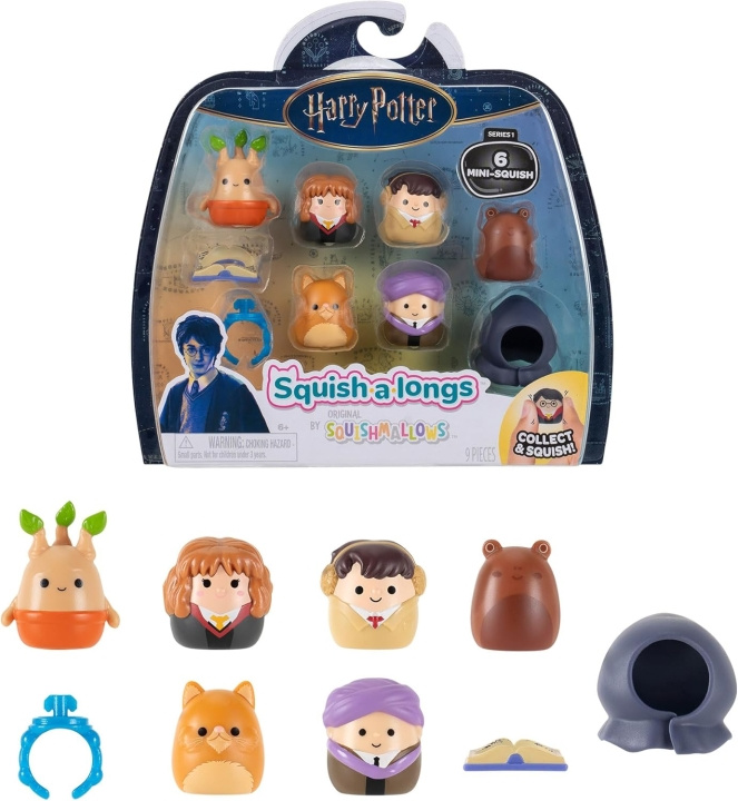 Squishalongs - Harry Potter 6-pack Asst (2520274) i gruppen LEKSAKER, BARN- & BABYPRODUKTER / Leksaker / Figurer, Miniatyrer & tillbehör hos TP E-commerce Nordic AB (D29903)