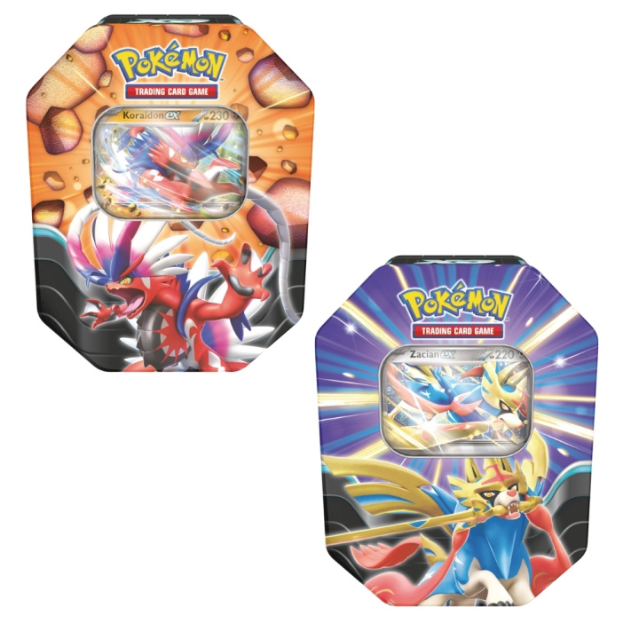 Pokémon Tin Summer EX Slashing Legends (POK10377) i gruppen LEKSAKER, BARN- & BABYPRODUKTER / Spel / Kortspel hos TP E-commerce Nordic AB (D29906)