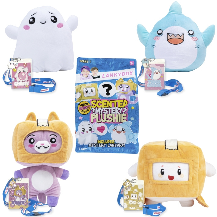 LankyBox Mystery plysch doftande 28 cm (2500A) i gruppen LEKSAKER, BARN- & BABYPRODUKTER / Leksaker / Figurer, Miniatyrer & tillbehör hos TP E-commerce Nordic AB (D29913)