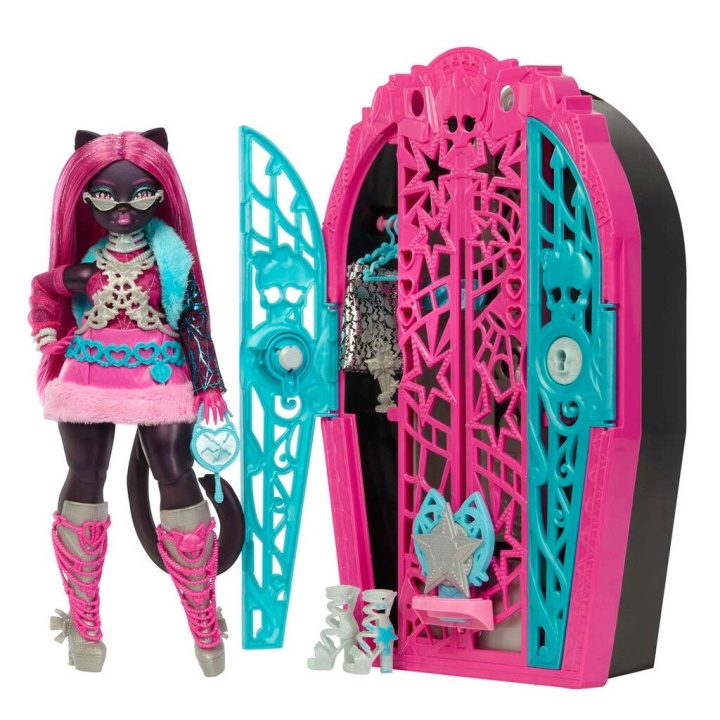 Monster High Skulltimate Secrets Catty Noir - (JBG82) i gruppen LEKSAKER, BARN- & BABYPRODUKTER / Leksaker / Figurer, Miniatyrer & tillbehör hos TP E-commerce Nordic AB (D29950)