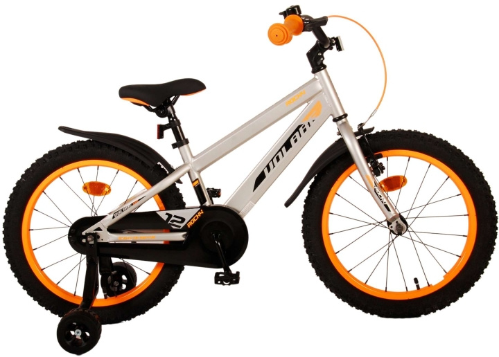 Volare Barncykel 18 - Rocky Grå (51853) i gruppen LEKSAKER, BARN- & BABYPRODUKTER / Uteleksaker / Cyklar & Sparkcyklar hos TP E-commerce Nordic AB (D29959)