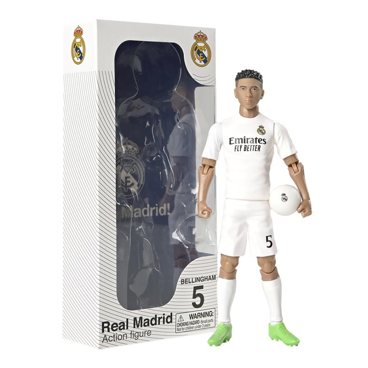 Socker Real Madrid Jude Bellingham 20cm (83613) i gruppen LEKSAKER, BARN- & BABYPRODUKTER / Leksaker / Figurer, Miniatyrer & tillbehör hos TP E-commerce Nordic AB (D29969)