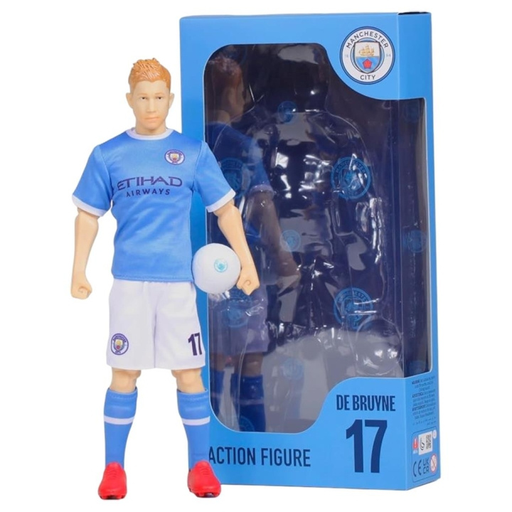 Socker Manchester City Kevin De Bruyne 20cm (83651) i gruppen LEKSAKER, BARN- & BABYPRODUKTER / Leksaker / Figurer, Miniatyrer & tillbehör hos TP E-commerce Nordic AB (D29972)