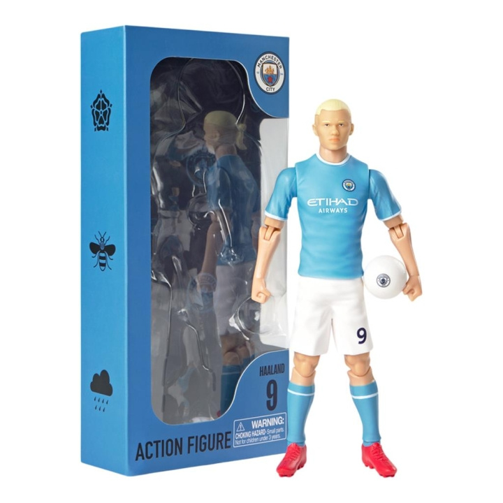 Socker Manchester City Erling Haaland 20 Cm (83323) i gruppen LEKSAKER, BARN- & BABYPRODUKTER / Leksaker / Figurer, Miniatyrer & tillbehör hos TP E-commerce Nordic AB (D29973)