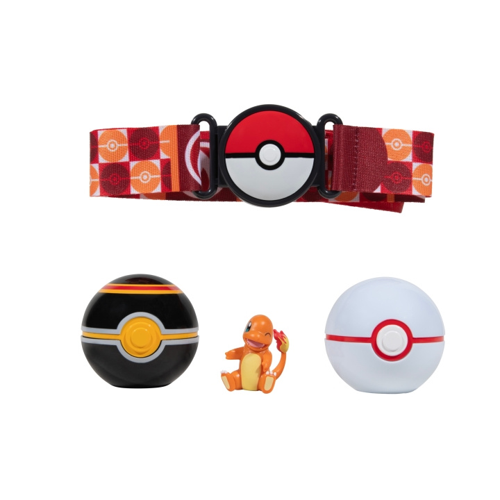 Pokémon Clip N Go Belt set - Charmander (PKW3163) i gruppen LEKSAKER, BARN- & BABYPRODUKTER / Leksaker / Figurer, Miniatyrer & tillbehör hos TP E-commerce Nordic AB (D29977)