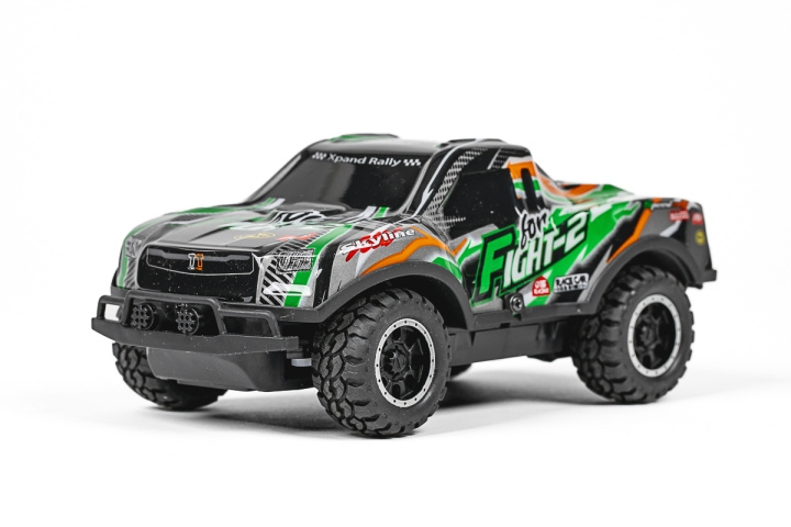 TEC-TOY Fight-2 R/C 1:24 2,4GHz m/ljus, grön (471276) i gruppen LEKSAKER, BARN- & BABYPRODUKTER / Radiostyrt / Radiostyrda bilar hos TP E-commerce Nordic AB (D29978)