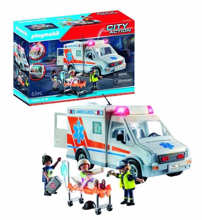 Playmobil Action hjältar: Ambulans (71232) i gruppen LEKSAKER, BARN- & BABYPRODUKTER / Leksaker / Lekset hos TP E-commerce Nordic AB (D29980)