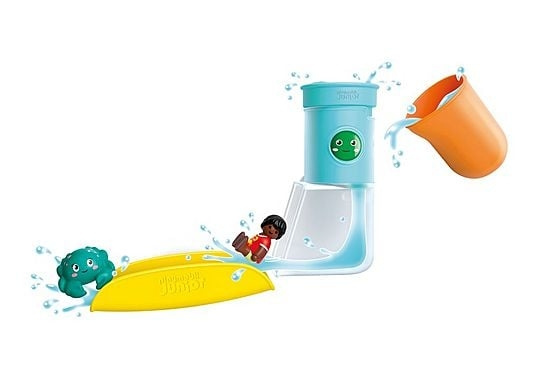 Playmobil Junior Aqua: Pour and Play Water Tank with Slide (71775) i gruppen LEKSAKER, BARN- & BABYPRODUKTER / Leksaker / Lekset hos TP E-commerce Nordic AB (D30002)