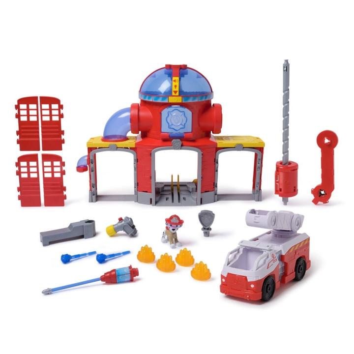 Paw Patrol Fire Rescue Fire Station Playset (6073760) i gruppen LEKSAKER, BARN- & BABYPRODUKTER / Leksaker / Lekset hos TP E-commerce Nordic AB (D30017)