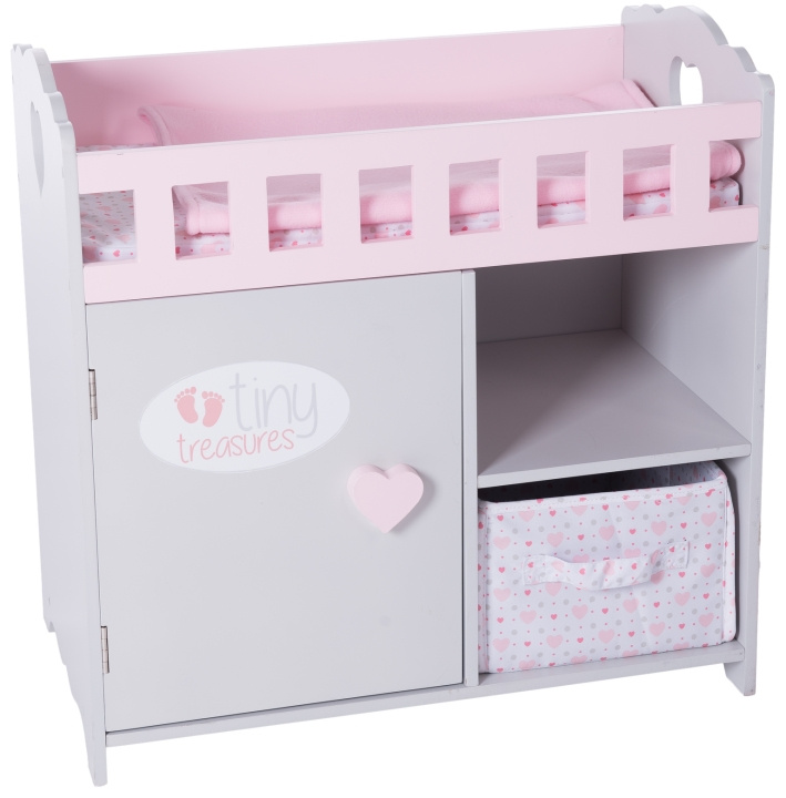 Tiny Treasure Barnvagnscenter i trä (30062) i gruppen LEKSAKER, BARN- & BABYPRODUKTER / Leksaker / Dockor & Tillbehör hos TP E-commerce Nordic AB (D30036)