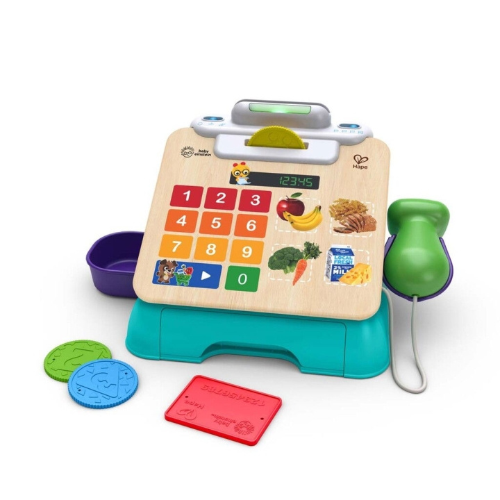 Hape Magic Touch kassaregister - (87-80091445) i gruppen LEKSAKER, BARN- & BABYPRODUKTER / Leksaker / Lekset hos TP E-commerce Nordic AB (D30045)