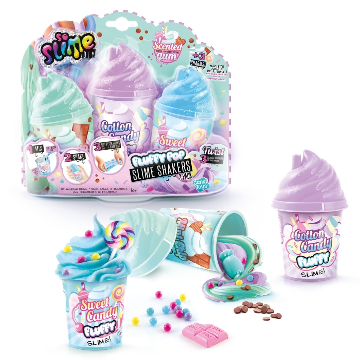 So Slime Slime Shaker Fluffy 3-pack (1101-0) i gruppen LEKSAKER, BARN- & BABYPRODUKTER / Leksaker / Pyssel hos TP E-commerce Nordic AB (D30048)