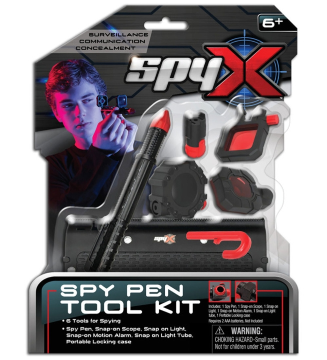 SpyX Verktygssats med spionpenna i låda (20337) i gruppen LEKSAKER, BARN- & BABYPRODUKTER / Leksaker / Actionlek hos TP E-commerce Nordic AB (D30050)
