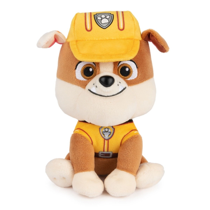 Paw Patrol Gund plysch 15cm - Rubble i gruppen LEKSAKER, BARN- & BABYPRODUKTER / Babyleksaker / Gosedjur hos TP E-commerce Nordic AB (D30059)