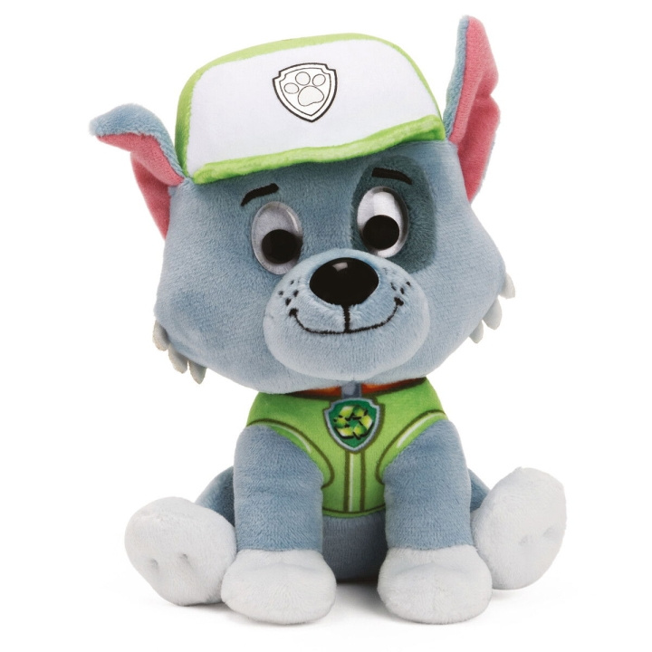 Paw Patrol Gund plysch 15cm - Rocky i gruppen LEKSAKER, BARN- & BABYPRODUKTER / Babyleksaker / Gosedjur hos TP E-commerce Nordic AB (D30060)