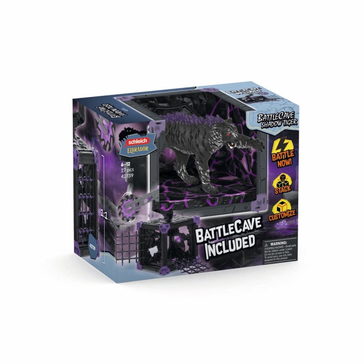 Schleich BattleCave Shadow Tiger (42739) i gruppen LEKSAKER, BARN- & BABYPRODUKTER / Leksaker / Figurer, Miniatyrer & tillbehör hos TP E-commerce Nordic AB (D30065)